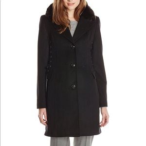 Betsy Johnson corset sided winter coat